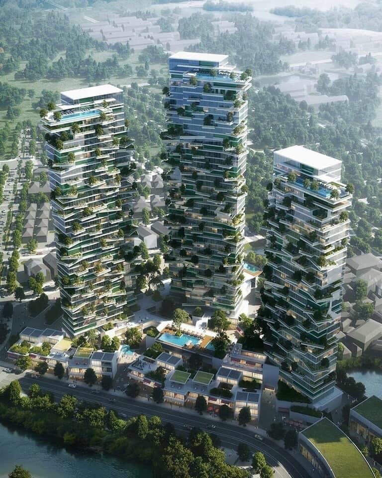 Công trình Vertical Forest - Rừng thẳng đứng tại Sol Forest Ecopark