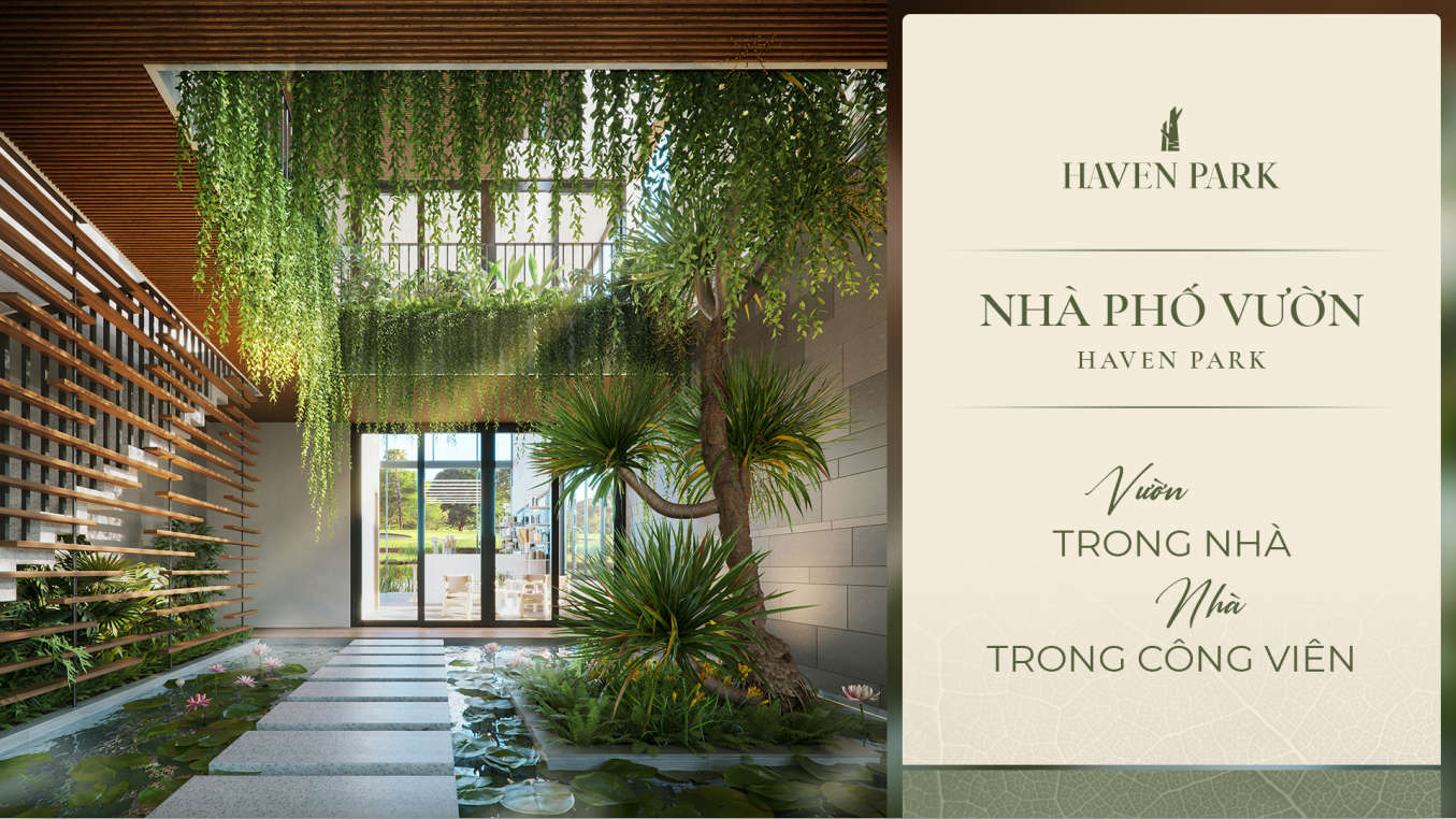 nhà phố vườn Haven Park