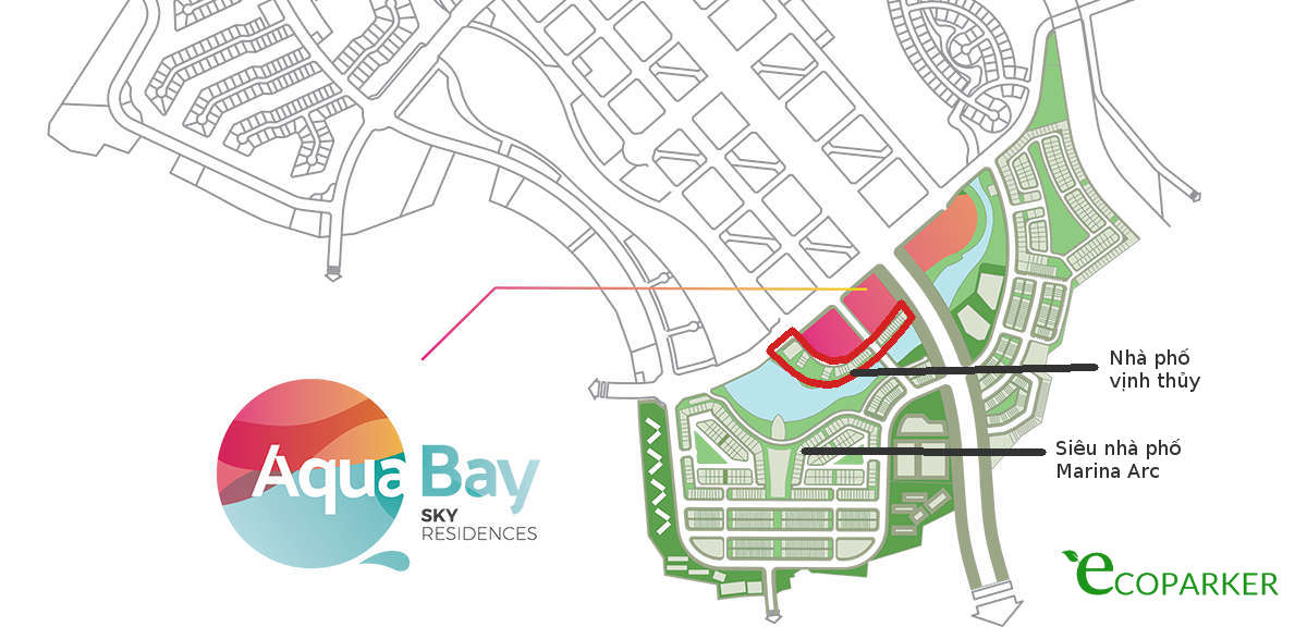 Nhà phố vịnh thủy Aquabay Ecopark