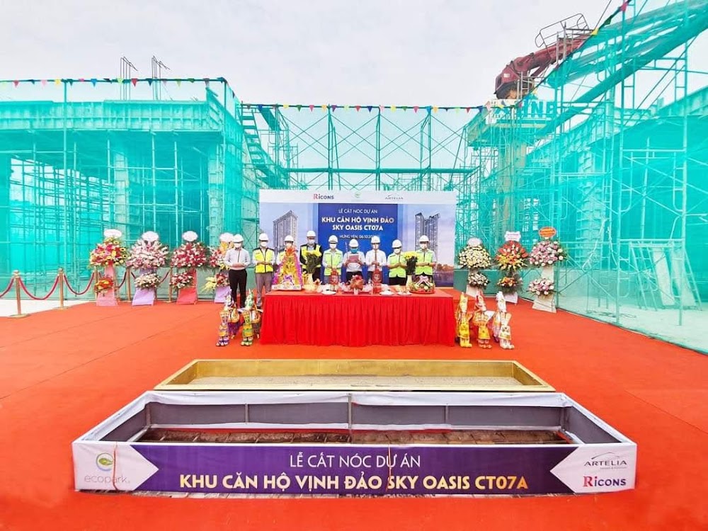 Tiến độ Sky Oasis Tháng 10/2021