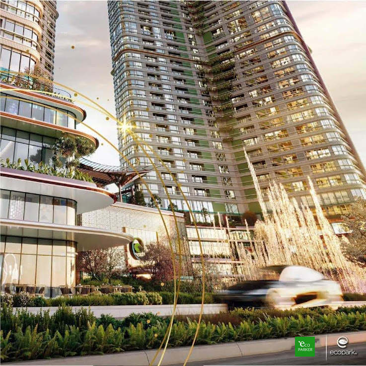 Quảng trường tại Landmark Onsen Ecopark