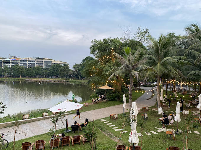 Quán cafe Ơi ở Aquabay Ecopark