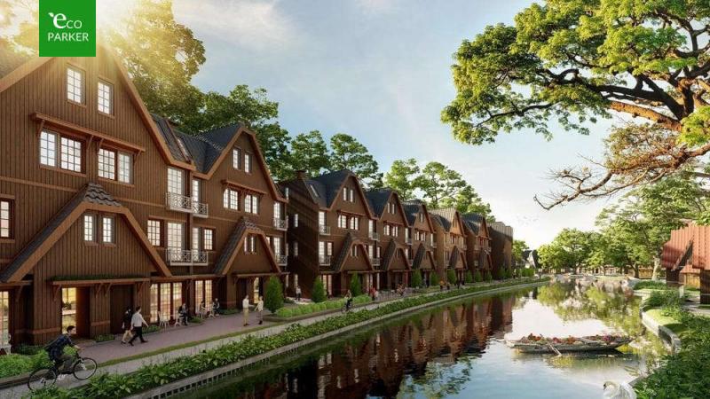 Nhà phố điển hình Làng Hà Lan Ecopark