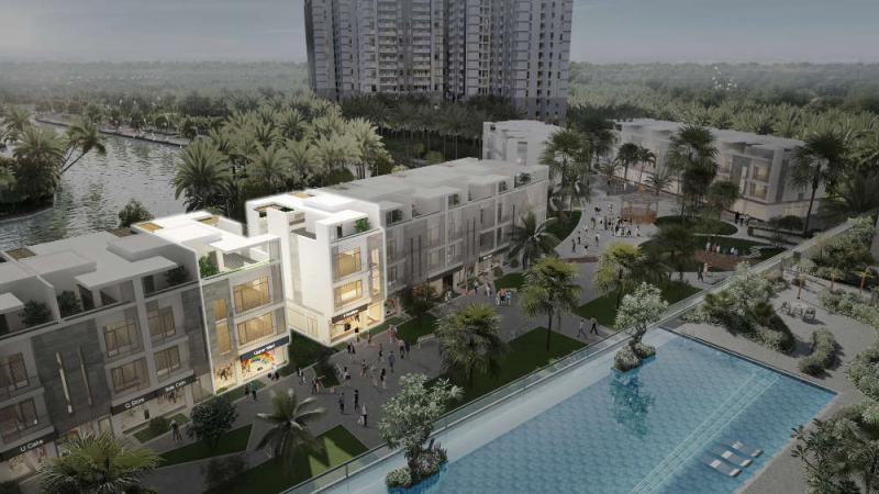 Nhà phố vịnh đảo 3 mặt tiền