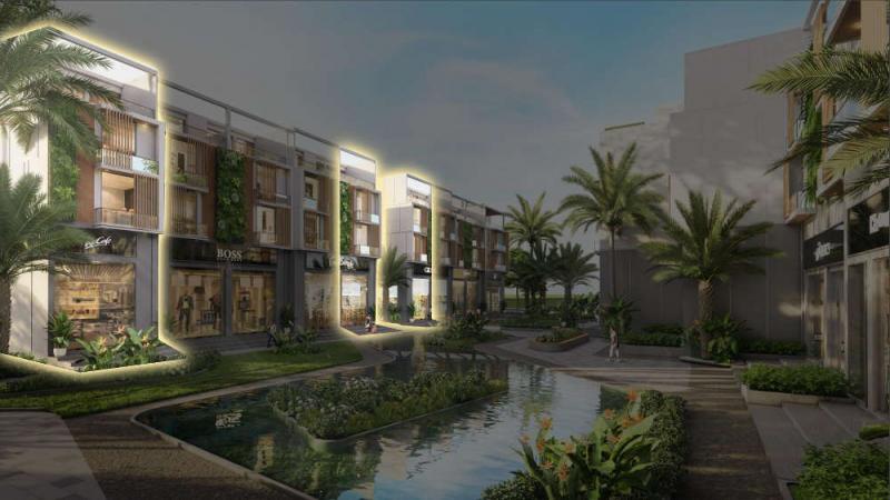 Nhà phố vịnh đảo Haven Park - Đầu hồi mẫu 1