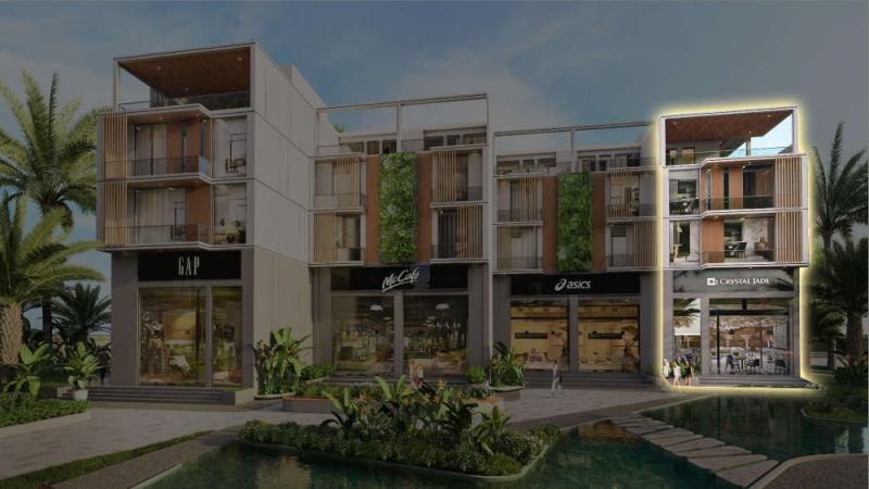 Nhà phố vịnh đảo Haven Park - Đầu hồi mẫu 2