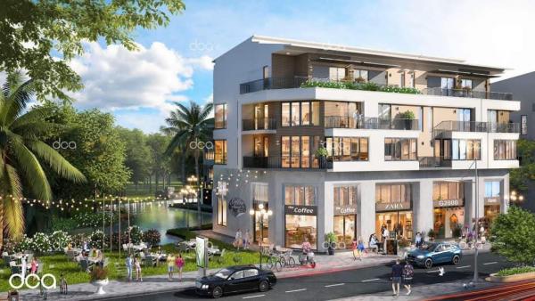 Nhà phố đầu hồi Thuỷ Trúc Ecopark