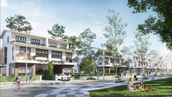 Biệt thự song lập 1C Spring Valley Ecopark