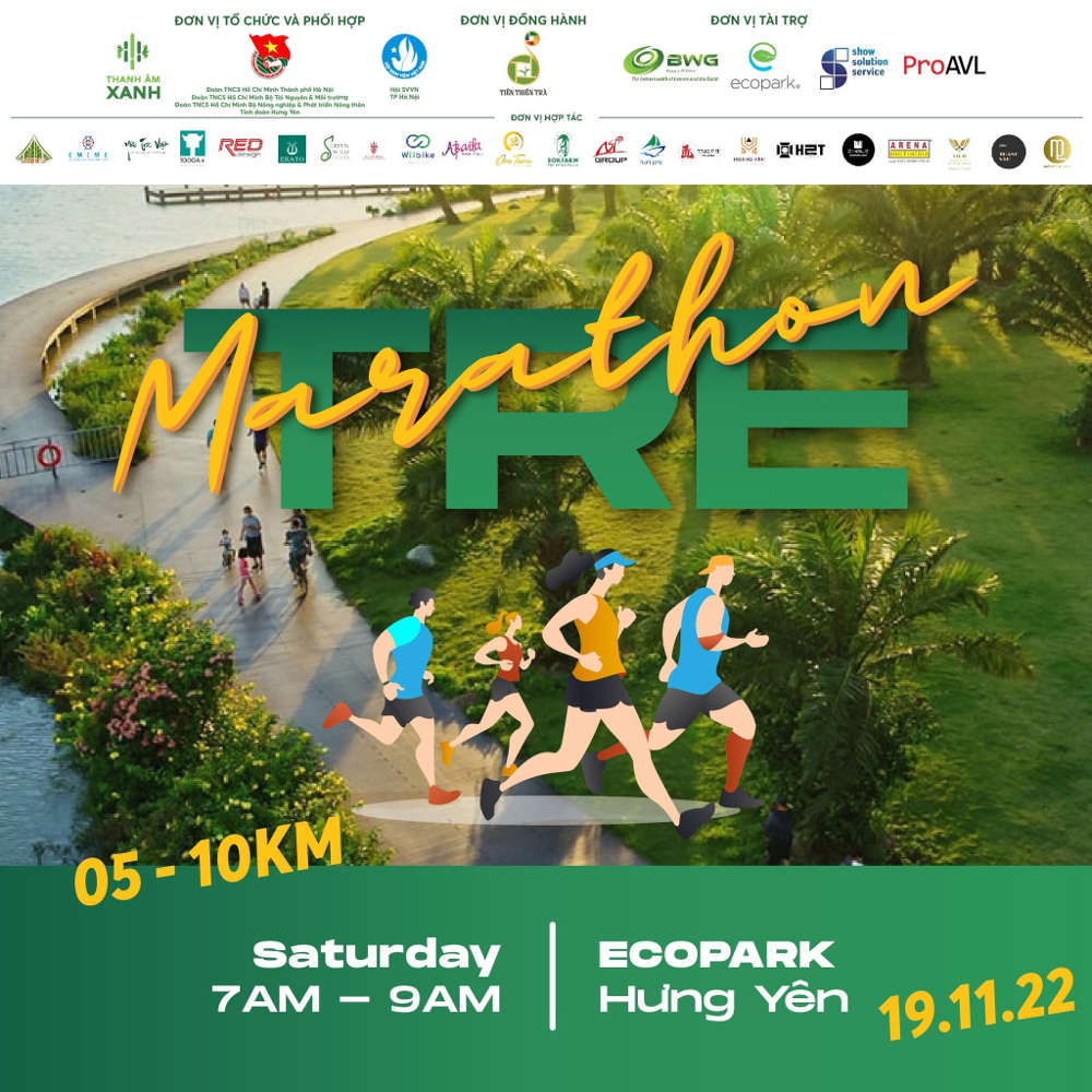 Tre Marathon tại Festival Tre 2022 (Ngày hội Tre) Ecopark