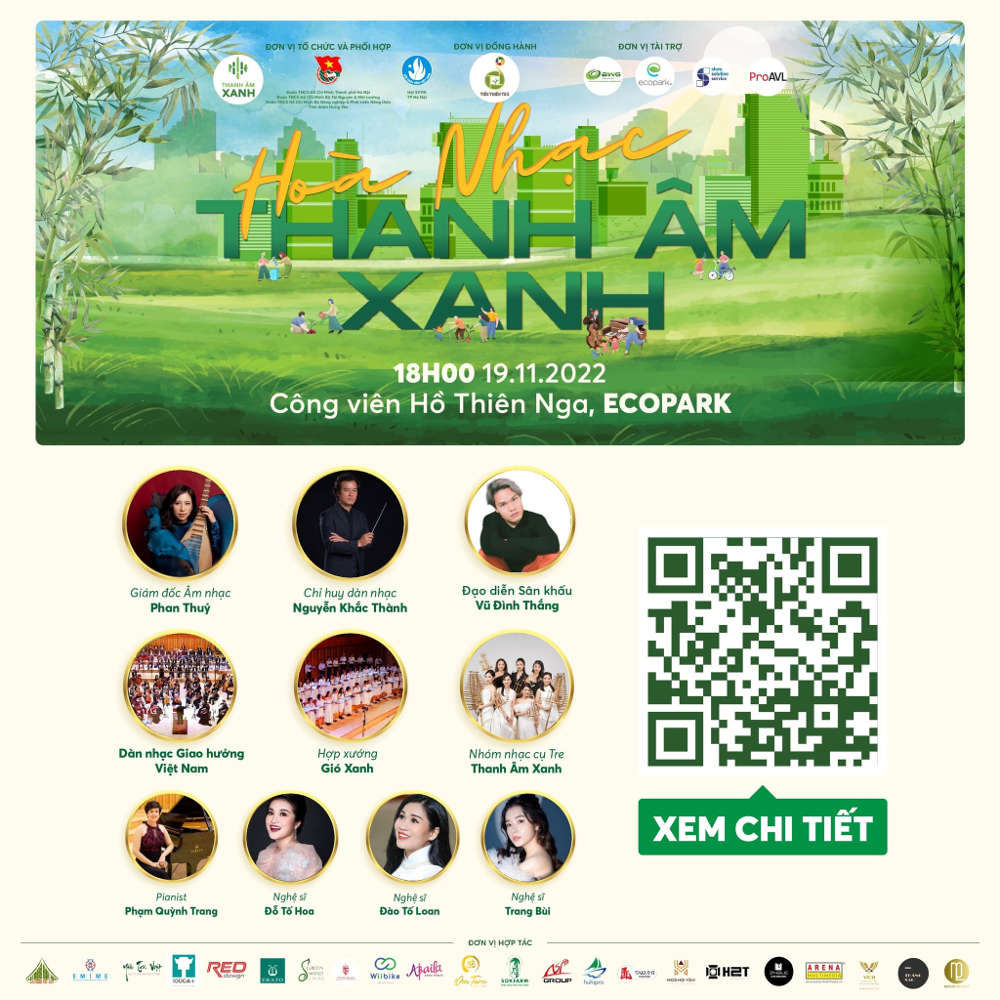 Hòa nhạc thanh âm tại Festival Tre 2022 (Ngày hội Tre) Ecopark