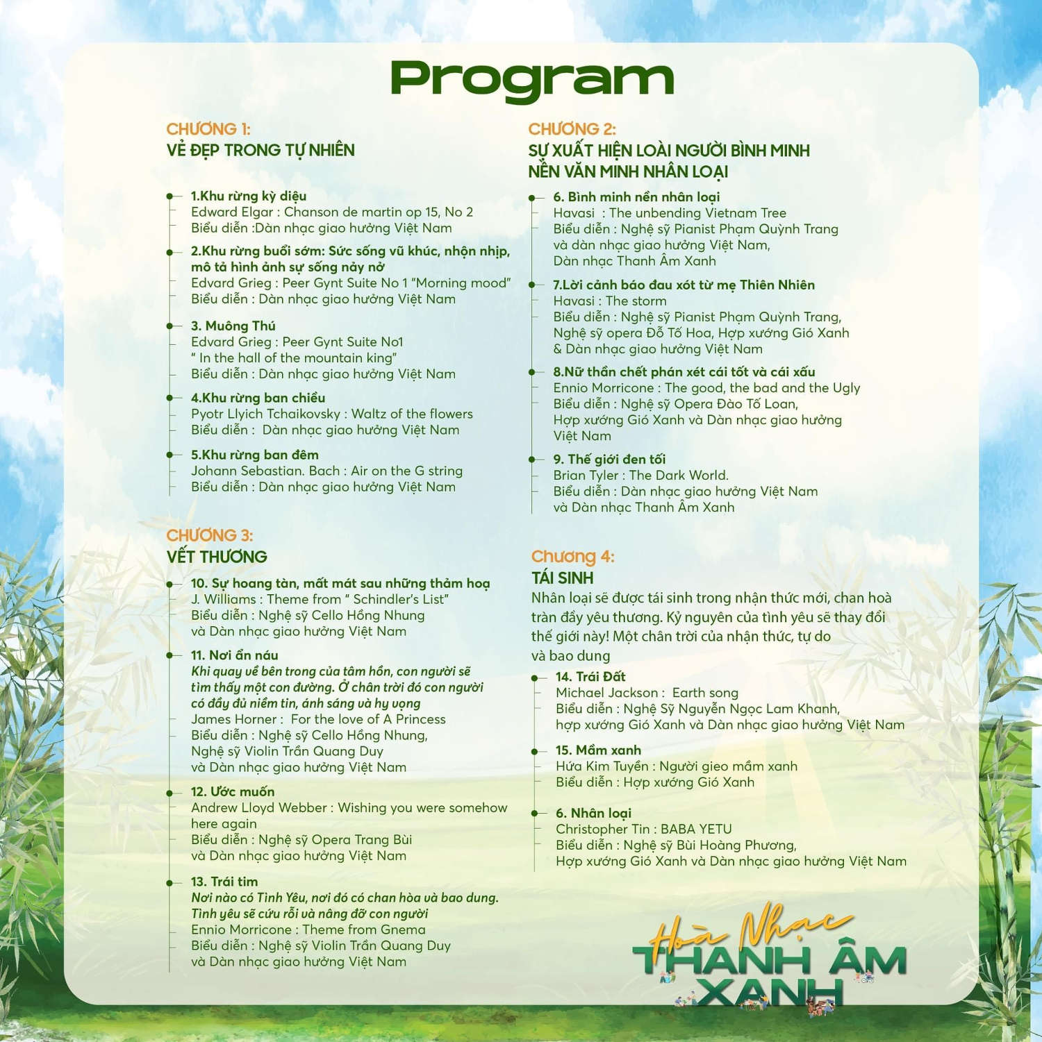 Chương trình Hòa nhạc Thanh âm xanh Ecopark 2022