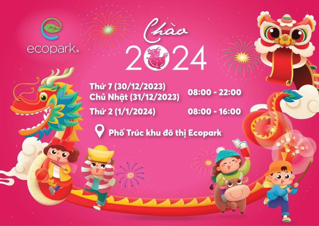 Hội chợ tiêu dùng Ecopark chào 2024