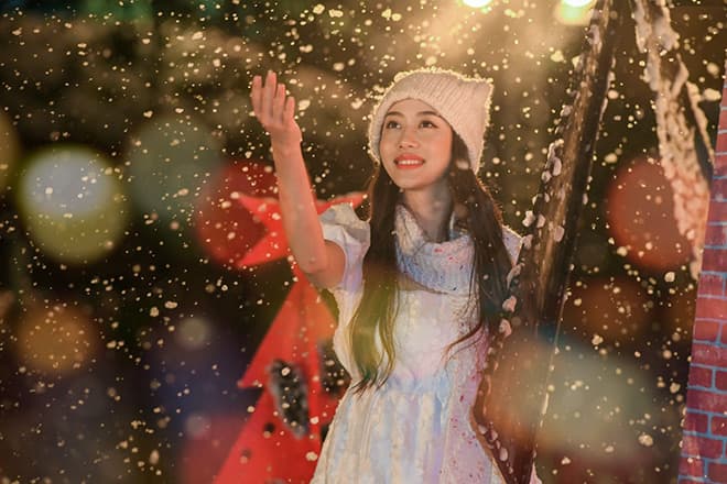 Check-in búp măng Noel 2020 tại làng Bắc Âu Ecopark