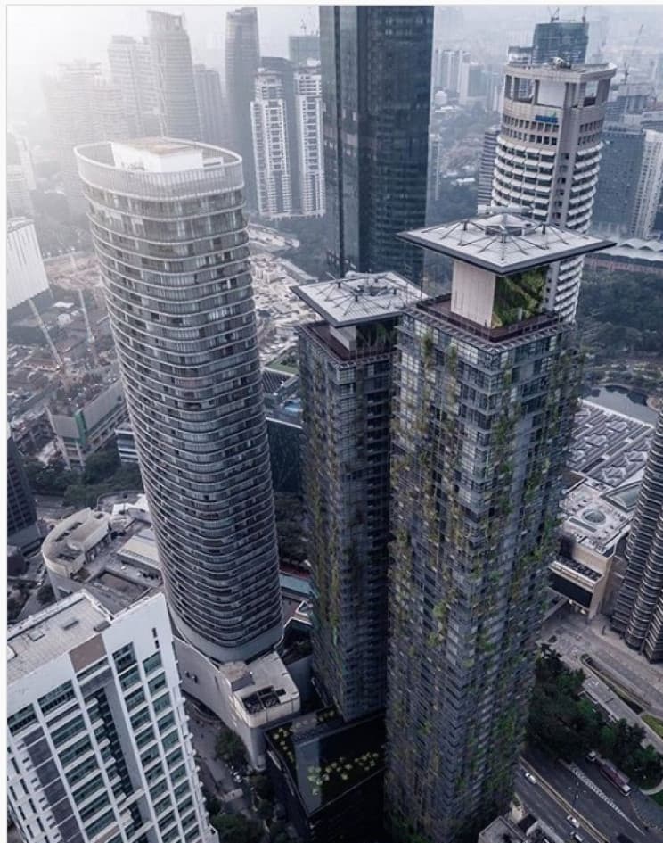 Công trình Vertical Forest - Rừng thẳng đứng tại Kuala Lumpur, Malaysia